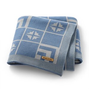 New Material Customizable Knitted Baby Blanket Mimixiong