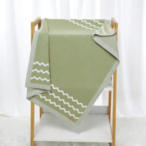 Wavy Stripes Mantas  Newborn Baby Knitted Blanket Mimixiong