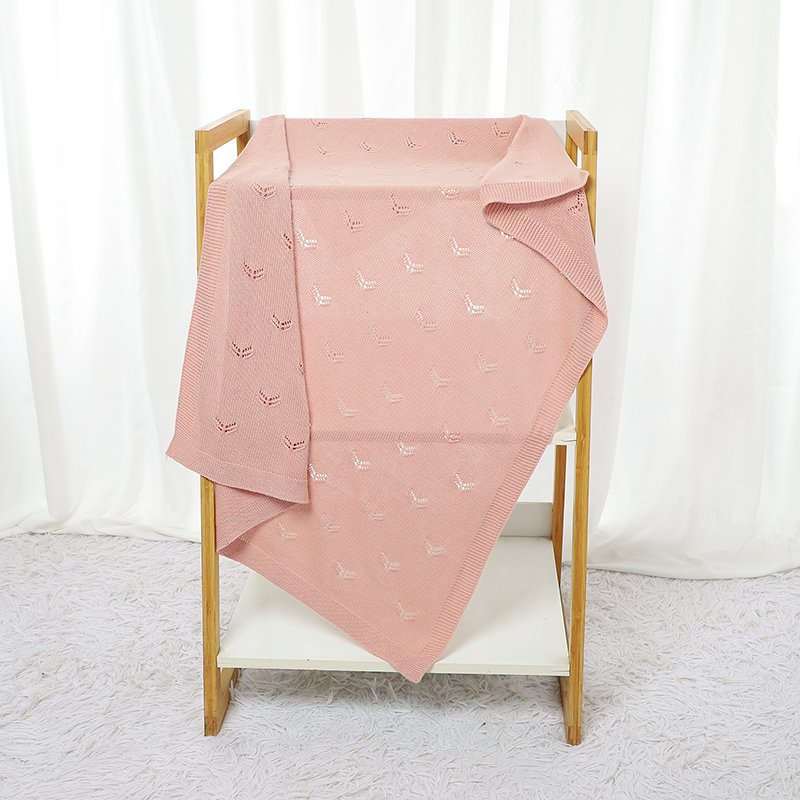 Baby Wrap Towel Swaddling for Babies Pointelle Blanket Mimixiong