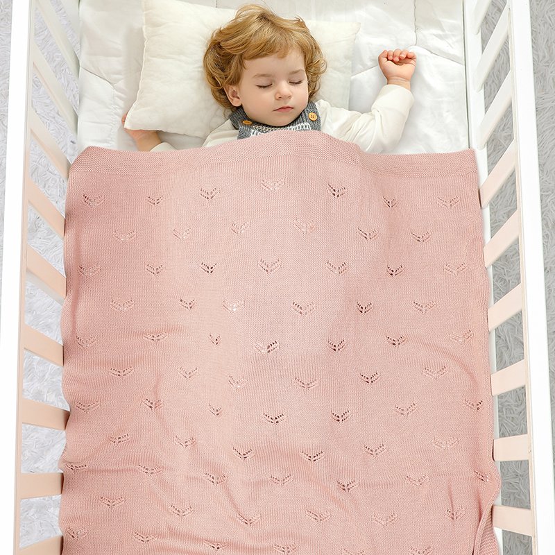 Baby Wrap Towel Swaddling for Babies Pointelle Blanket Mimixiong