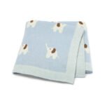 Jacquard Animal Pattern Baby Swaddle Blanket Mimixiong