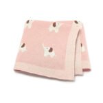 Jacquard Animal Pattern Baby Swaddle Blanket Mimixiong