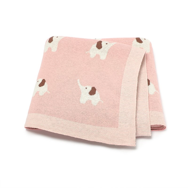 Jacquard Animal Pattern Baby Swaddle Blanket Mimixiong