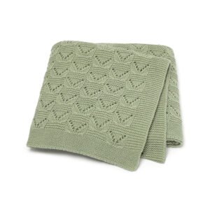 Cotton Solid Color Hollow Out Baby Swaddle Blanket Mimixiong