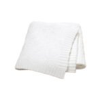 Solid Knit 100% Acrylic Newborn Baby Blanket Mimixiong