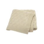 Solid Knit 100% Acrylic Newborn Baby Blanket Mimixiong