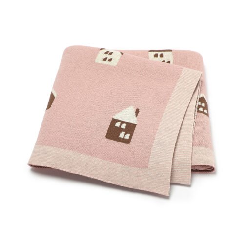 Fast Shipping Soft Cotton Knit Infant Blanket Mimixiong