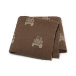 Jacquard Toddler Swaddle Throw Blanket Baby Gift Mimixiong