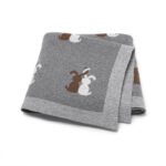 Top Ranking Knitted Easter Bunny Baby Blankets Mimixiong