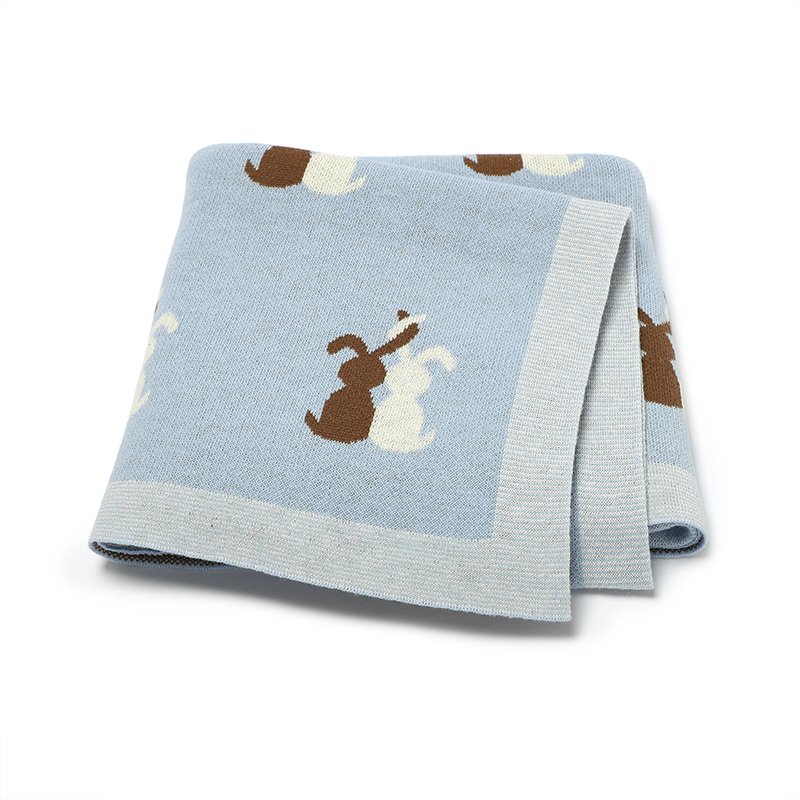 Top Ranking Knitted Easter Bunny Baby Blankets Mimixiong