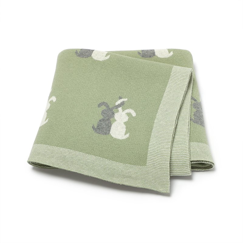 Top Ranking Knitted Easter Bunny Baby Blankets Mimixiong