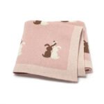 Top Ranking Knitted Easter Bunny Baby Blankets Mimixiong