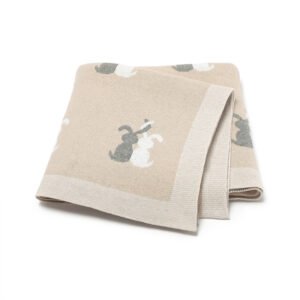 Top Ranking Knitted Easter Bunny Baby Blankets Mimixiong