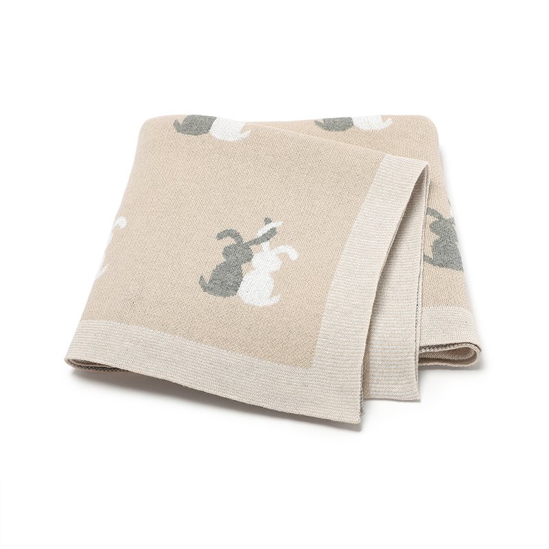 Top Ranking Knitted Easter Bunny Baby Blankets Mimixiong