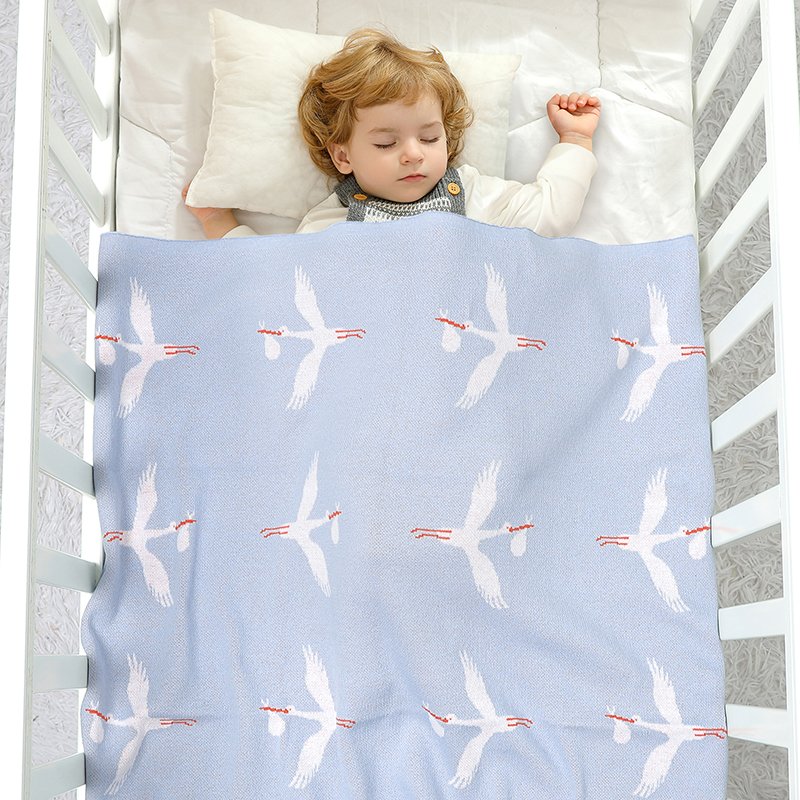 Soft Cotton Bed Sheet Quilt Stroller Swaddle Blanket Mimixiong