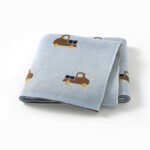 Cute Truck 100% Cotton Swaddle Custom  Blanket Mimixiong