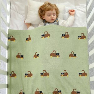 Cute Truck 100% Cotton Swaddle Custom  Blanket Mimixiong
