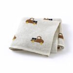 Cute Truck 100% Cotton Swaddle Custom  Blanket Mimixiong