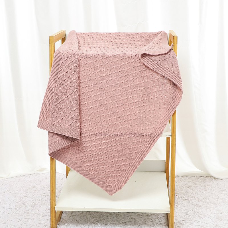 Soft Baby Crochet Knitted Bedding Cover Blanket Mimixiong