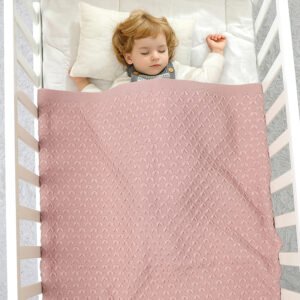 Soft Baby Crochet Knitted Bedding Cover Blanket Mimixiong
