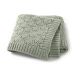Wholesale Solid Knitted Design Baby Blanket Mimixiong