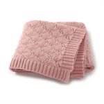 Wholesale Solid Knitted Design Baby Blanket Mimixiong