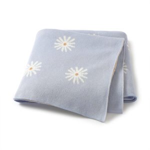 Baby Blanket Cotton Flower Patterned Blankets Mimixiong