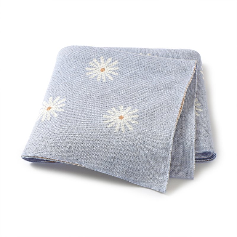 Baby Blanket Cotton Flower Patterned Blankets Mimixiong