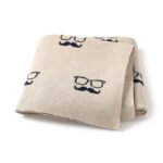 Knitted Newborn OEKO TEX Baby 100% Cotton Blankets Mimixiong