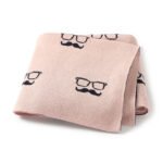 Knitted Newborn OEKO TEX Baby 100% Cotton Blankets Mimixiong