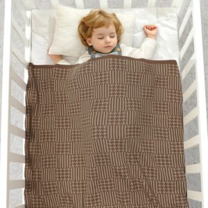 Swaddle Knitted Super Soft Baby Receiving Blanket Mimixiong