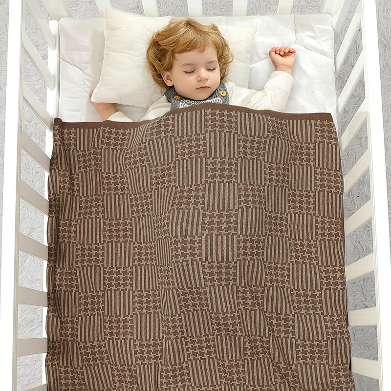 Swaddle Knitted Super Soft Baby Receiving Blanket Mimixiong