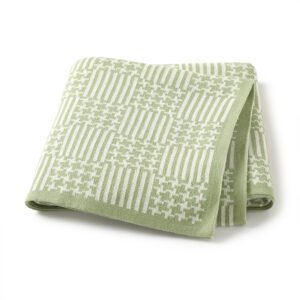 Swaddle Knitted Super Soft Baby Receiving Blanket Mimixiong