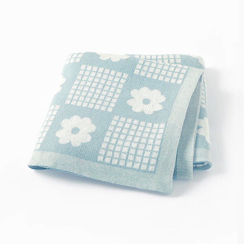 High Quality Custom Baby Flower Comfort Knitted Blankets Mimixiong