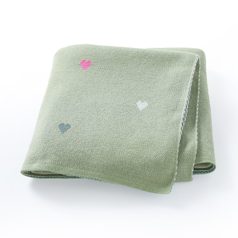 Stroller Covers Custom Colorful Hearts Cozy Nursery Blanket Mimixiong