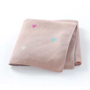 Stroller Covers Custom Colorful Hearts Cozy Nursery Blanket Mimixiong