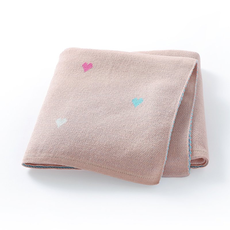 Stroller Covers Custom Colorful Hearts Cozy Nursery Blanket Mimixiong