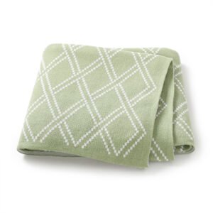 NBoutique Knitted Newborn Baby Blanket Mimixiong