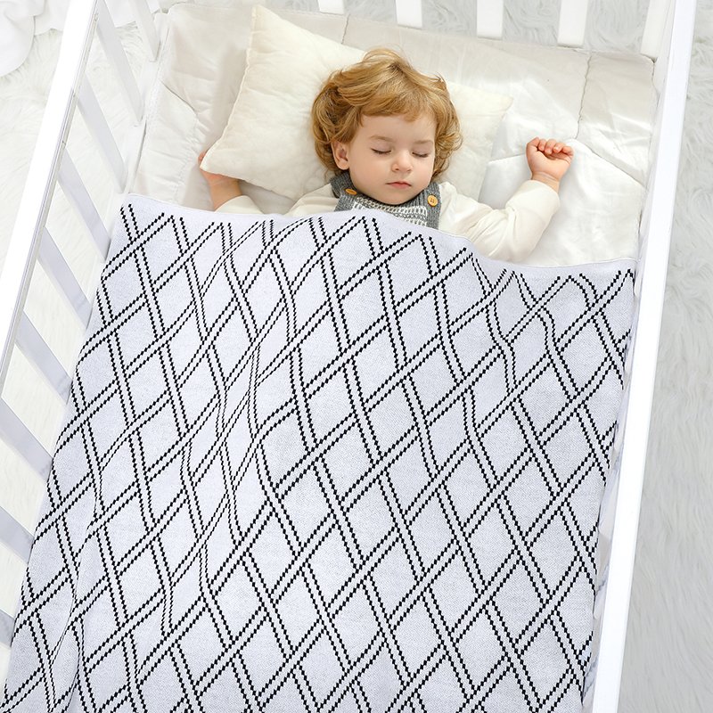 NBoutique Knitted Newborn Baby Blanket Mimixiong
