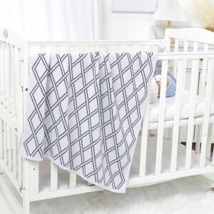 NBoutique Knitted Newborn Baby Blanket Mimixiong