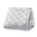 Lattice Pattern Toddler Baby Knitted Swaddle Blanket Mimixiong