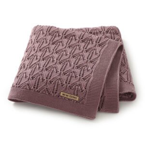 Solid Color Baby Knitted Swaddle Blankets Mimixiong