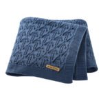 Solid Color Baby Knitted Swaddle Blankets Mimixiong