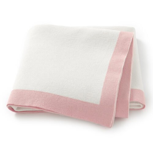 Love Heart Pattern Infants Knitted Newborn Blanket Mimixiong