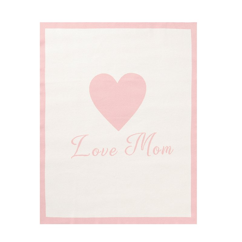 Love Heart Pattern Infants Knitted Newborn Blanket Mimixiong