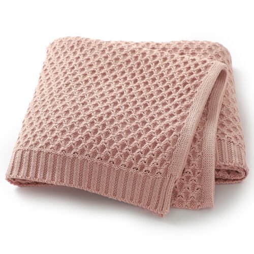 OEKO-TEX Wholesale Twist Cozy Knitted Blanket Mimixiong