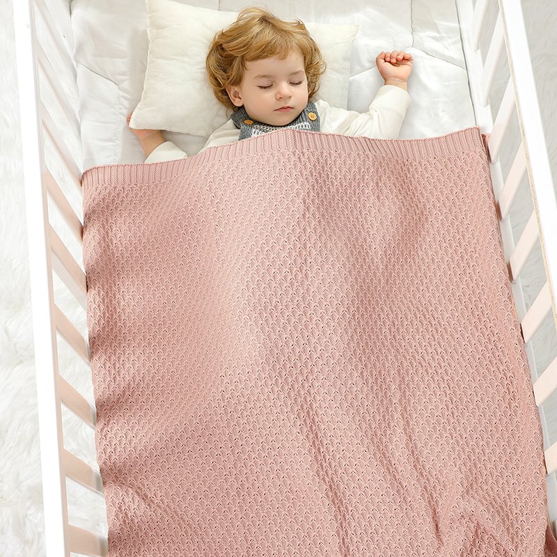 OEKO-TEX Wholesale Twist Cozy Knitted Blanket Mimixiong