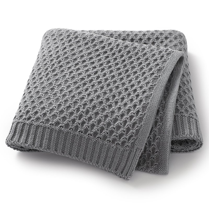 OEKO-TEX Wholesale Twist Cozy Knitted Blanket Mimixiong