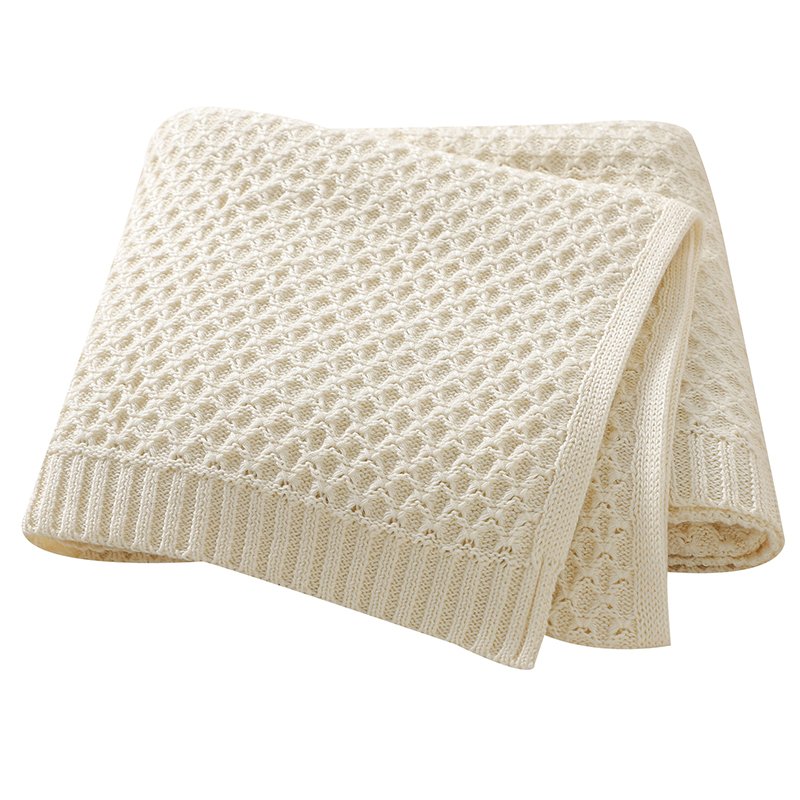 OEKO-TEX Wholesale Twist Cozy Knitted Blanket Mimixiong