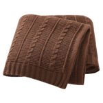 Baby Crochet Knitted Bedding Cover Warm Swaddle Towel Blanket Mimixiong